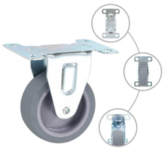 vidaXL 12 pcs Fixed Casters 75 mm 2