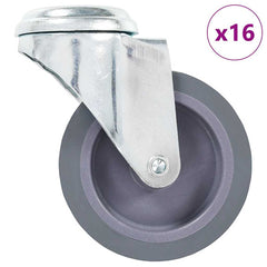 vidaXL 16 pcs Bolt Hole Swivel Casters 75 mm 1