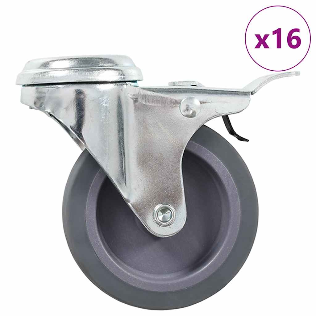 Bolt Hole Swivel Casters 75 mm 16