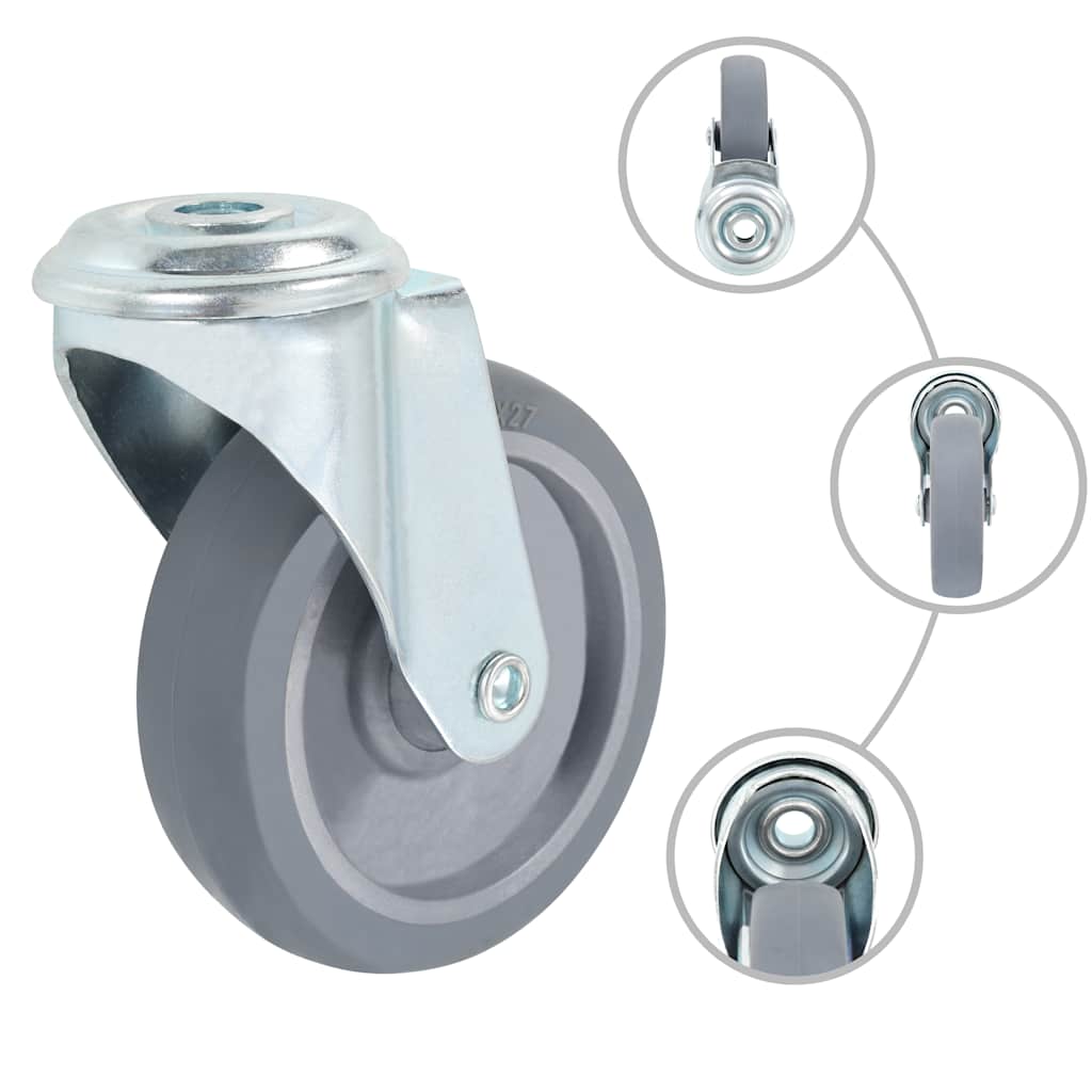 Bolt Hole Swivel Casters 100 mm 8