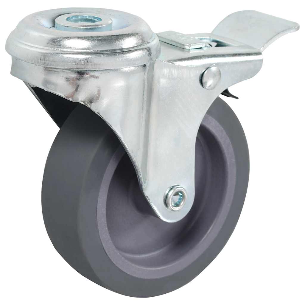 vidaXL 8 pcs Bolt Hole Swivel Casters 75 mm 4