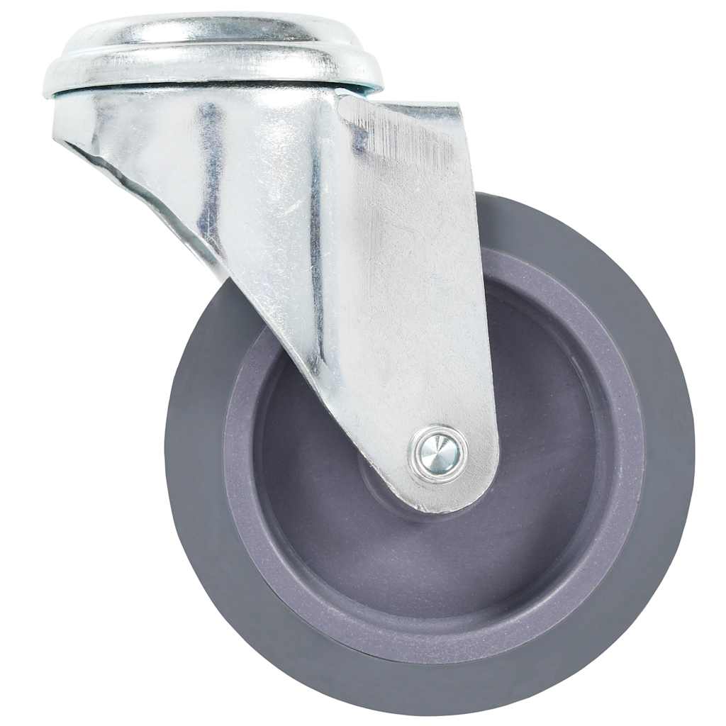 vidaXL 12 pcs Bolt Hole Swivel Casters 75 mm 6