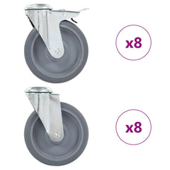 Bolt Hole Swivel Casters 125 mm 16