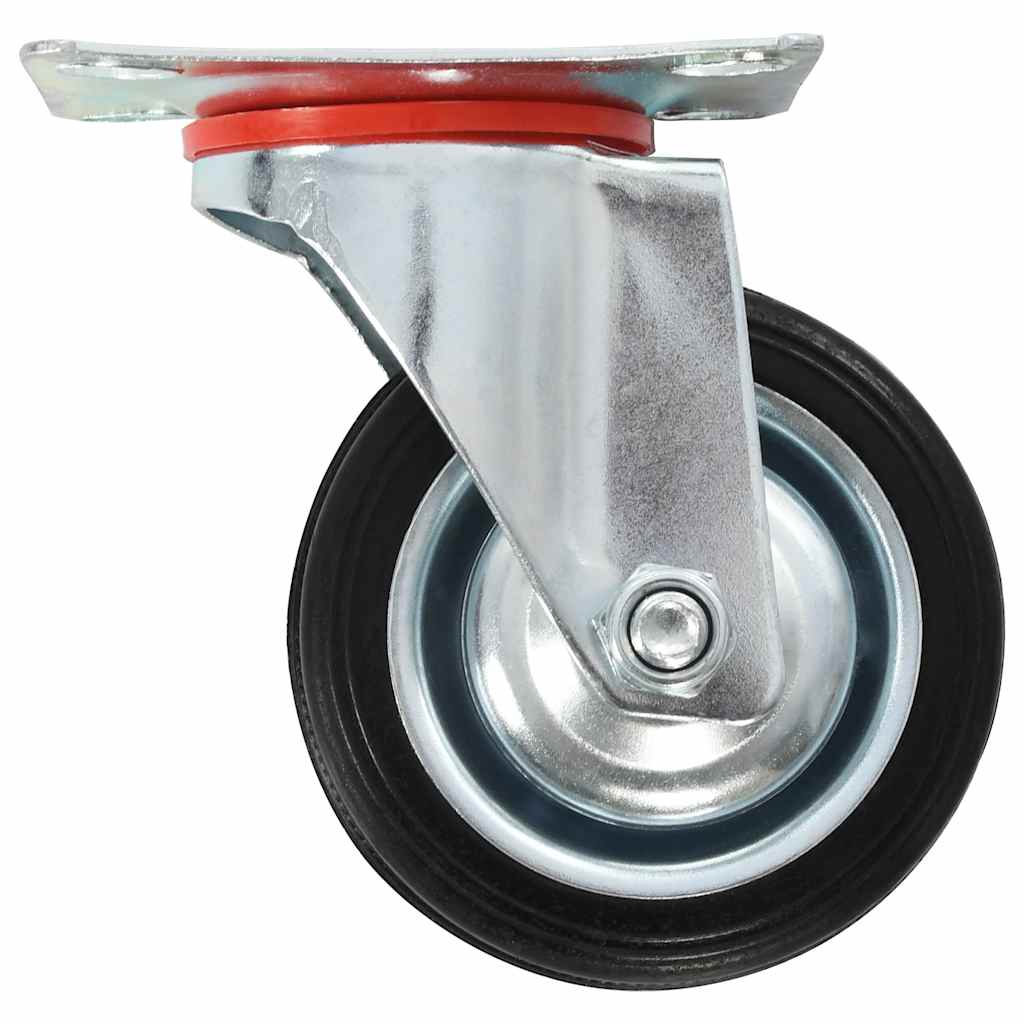 vidaXL 8 pcs Swivel Casters 75 mm 3