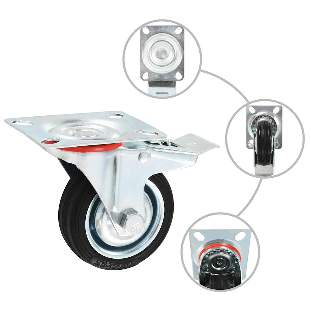 Swivel Casters 75 mm 12