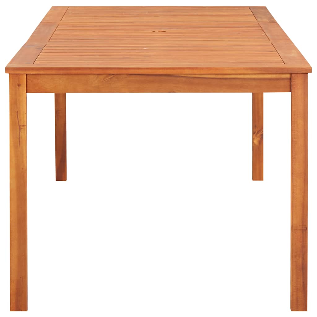 Garden Table Solid Acacia Wood 215 cm 90 cm