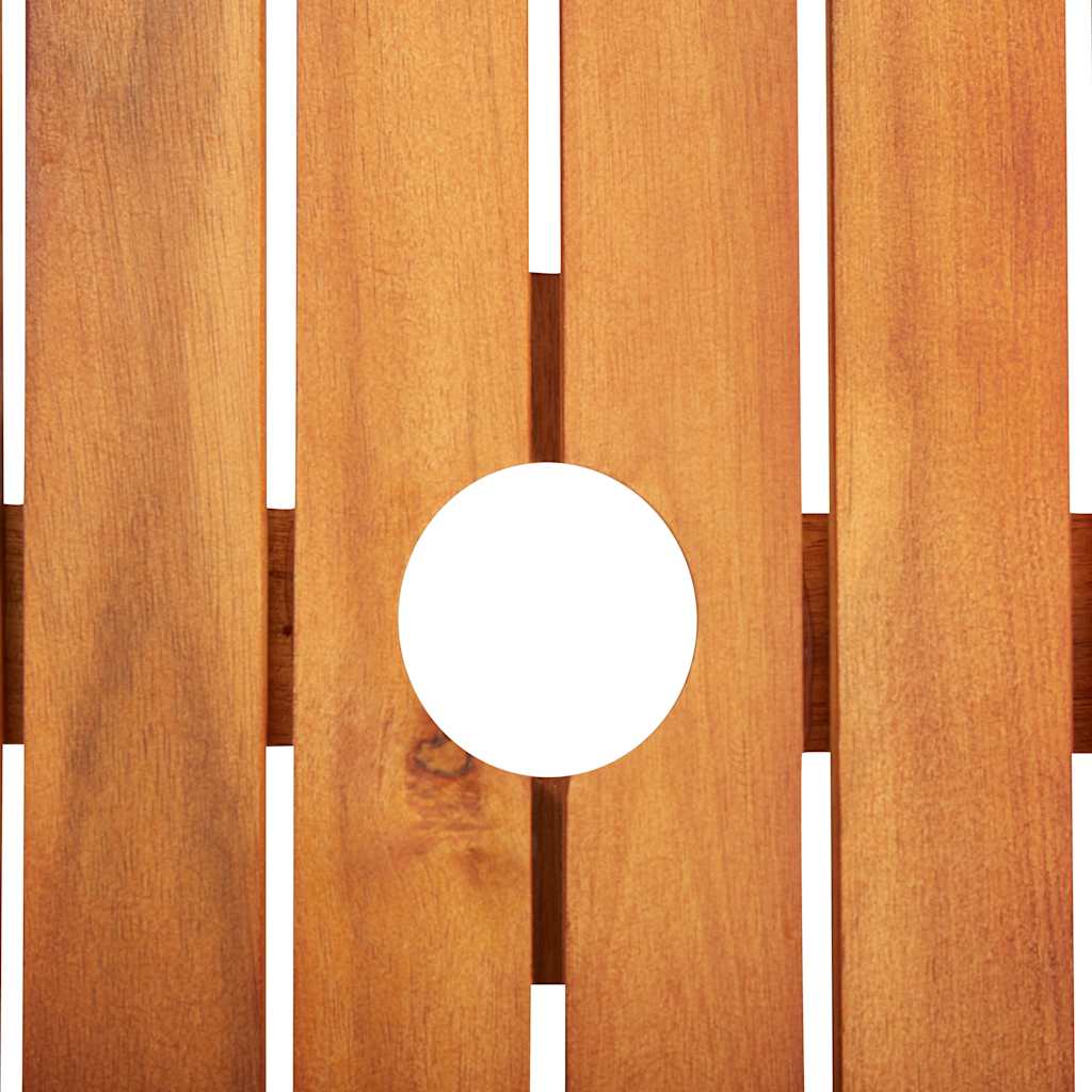 Garden Table Solid Acacia Wood 215 cm 90 cm