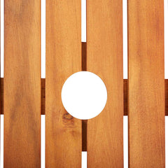 Garden Table Solid Acacia Wood 215 cm 90 cm
