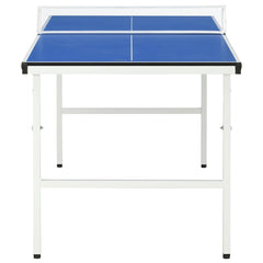 91946 vidaXL 5 Feet Ping Pong Table with Net 152x76x66 cm Blue 4