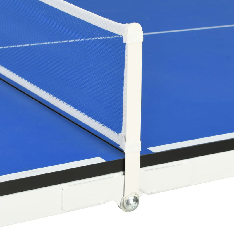 5 Feet Ping Pong Table with Net 152x76x66 cm Blue