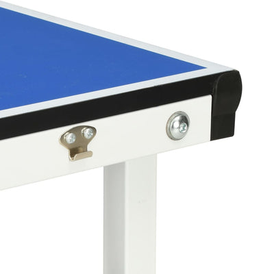 5 Feet Ping Pong Table with Net 152x76x66 cm Blue