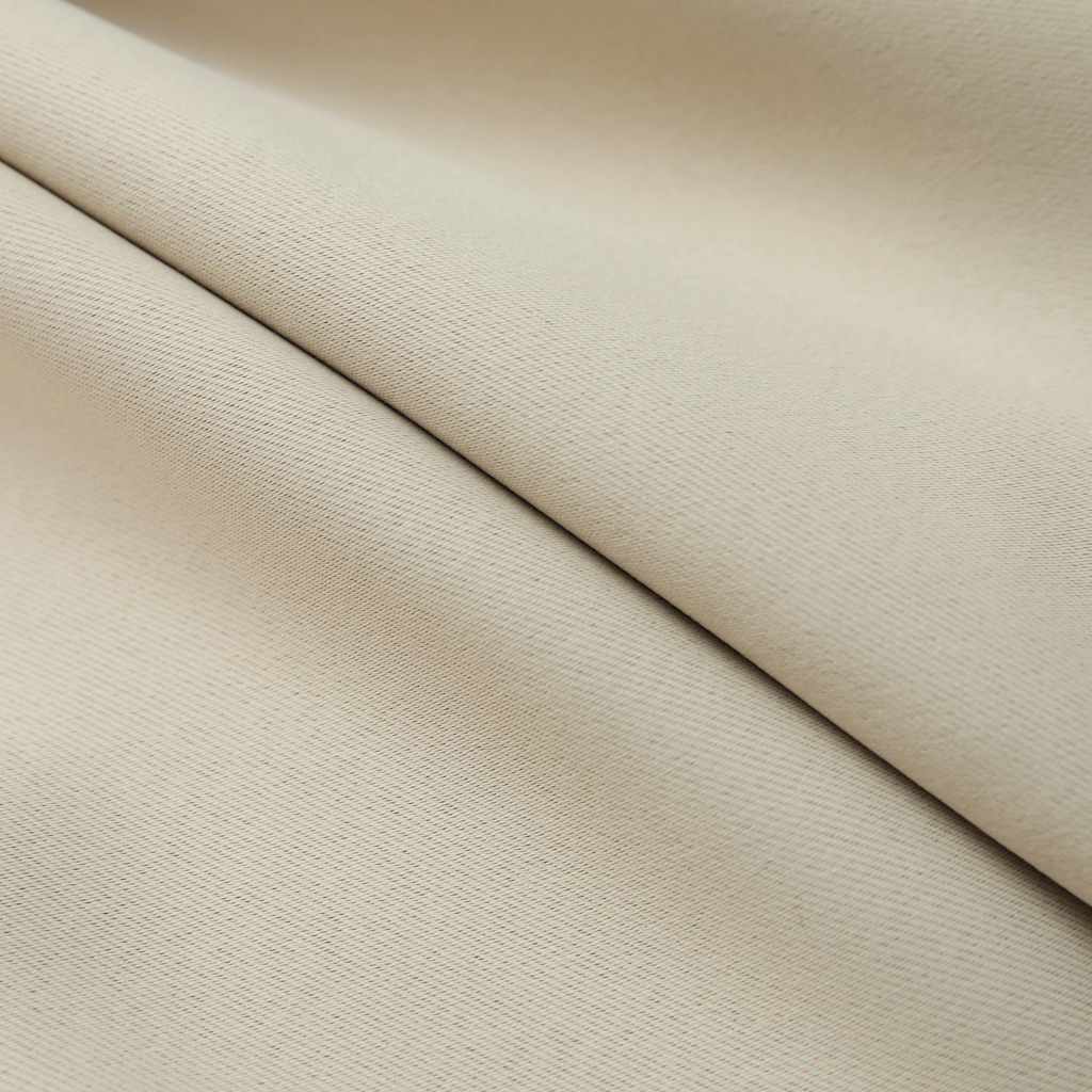 vidaXL Blackout Curtains with Hooks 2 pcs Beige 140x225 cm 4