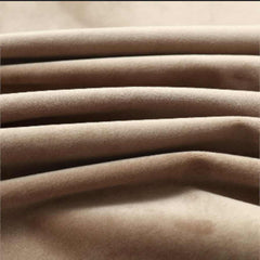 vidaXL Blackout Curtains with Rings 2 pcs Velvet Beige 140x175 cm 4