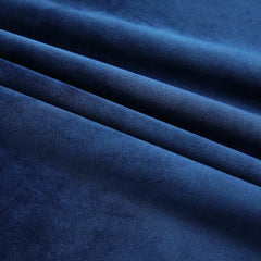 vidaXL Blackout Curtains 2 pcs with Hooks Velvet Dark Blue 140x225 cm 3
