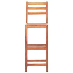 vidaXL Bar Chairs 4 pcs Solid Acacia Wood 3