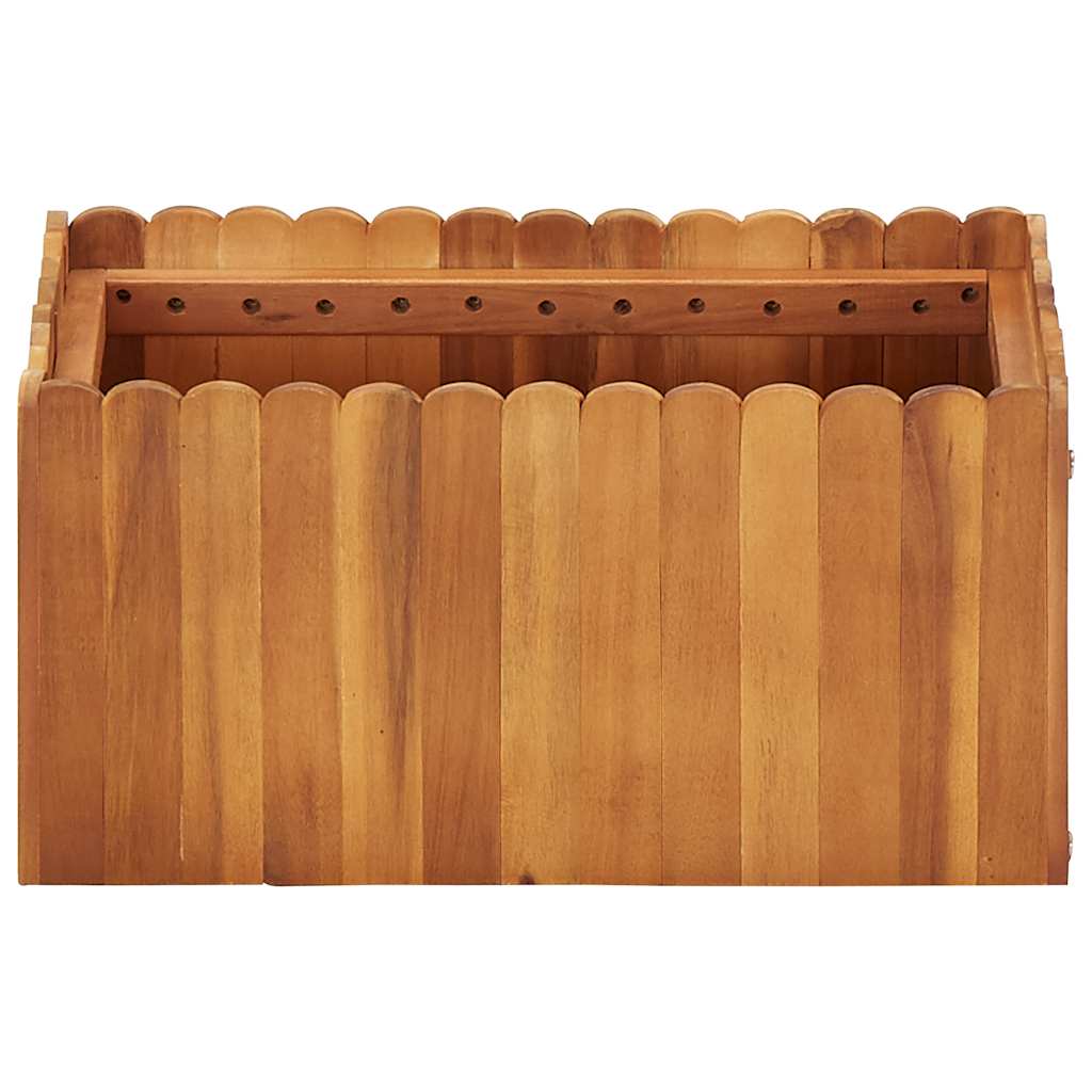 vidaXL Raised Bed | Natural wood colour | Solid acacia wood | Compact | Durable 2