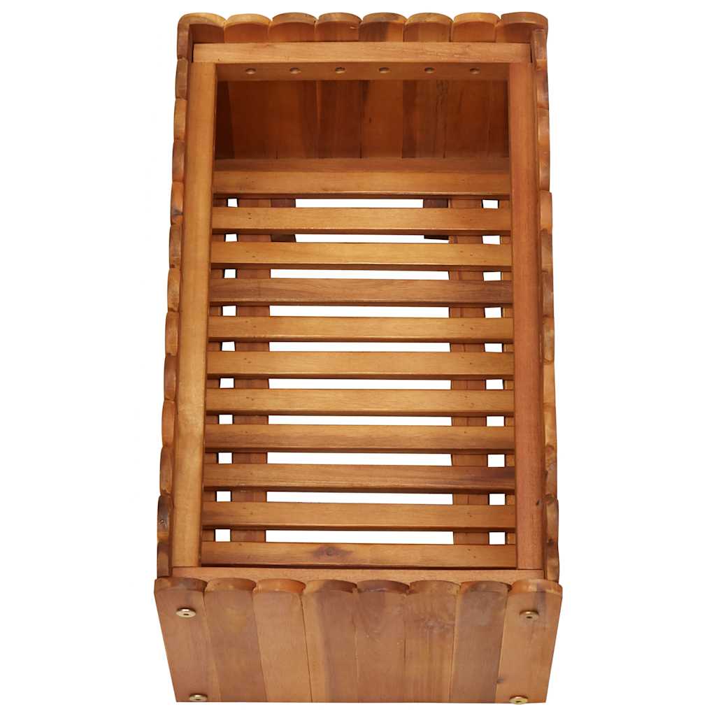 vidaXL Raised Bed | Natural wood colour | Solid acacia wood | Compact | Durable 4
