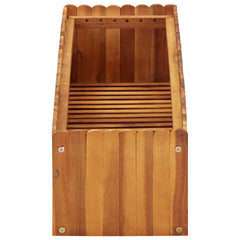 Garden Raised Bed Solid Acacia Wood 100 cm 25 cm 30 cm