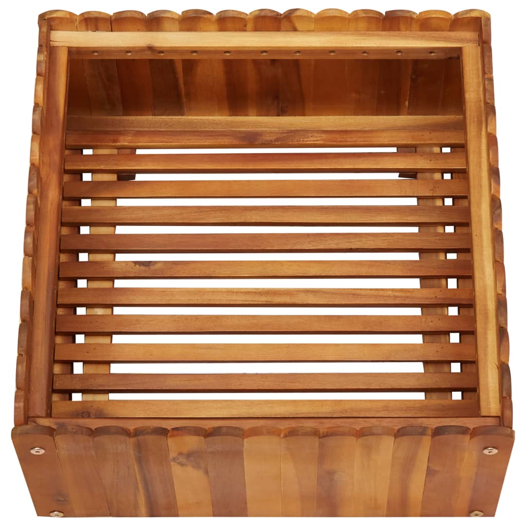 vidaXL Raised Bed | Natural wood colour | Solid acacia wood | Medium 3