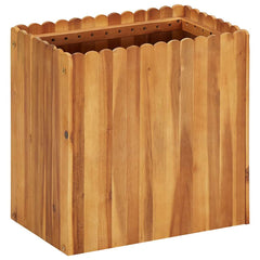 vidaXL Raised Bed | Natural wood colour | Solid acacia wood | 50x30x50cm 1