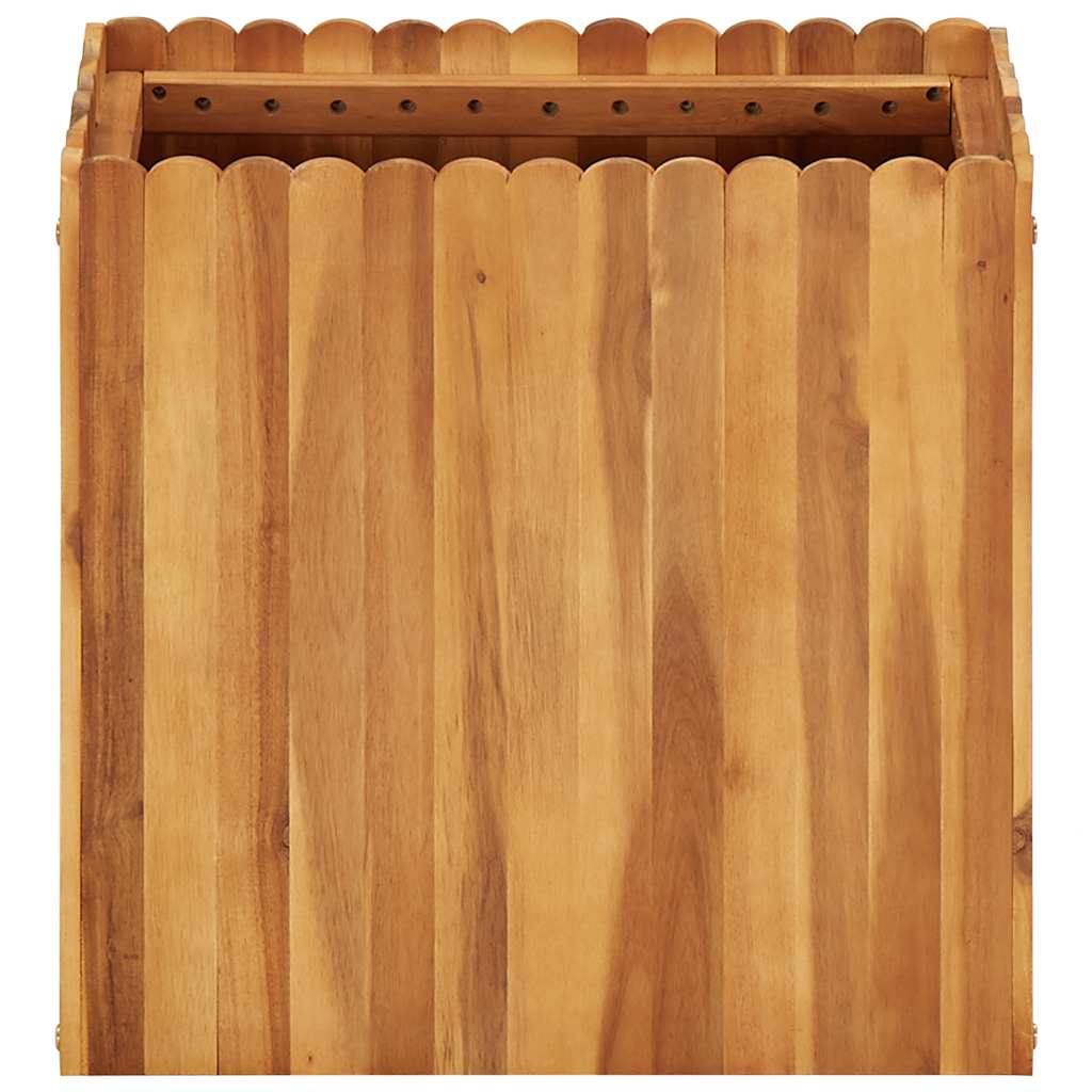 vidaXL Raised Bed | Natural wood colour | Solid acacia wood | 50x30x50cm 2