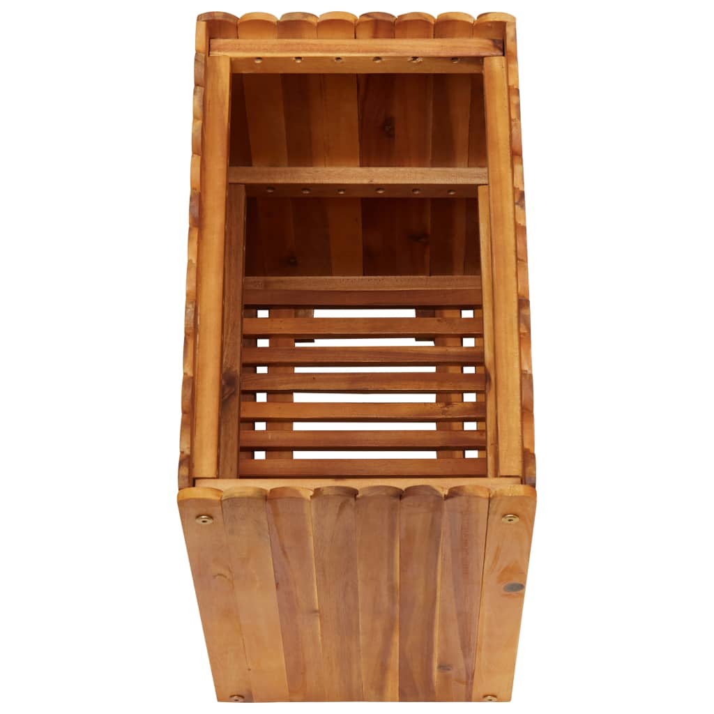 vidaXL Raised Bed | Natural wood colour | Solid acacia wood | 50x30x50cm 4