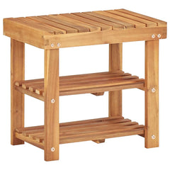 vidaXL Shoe Rack | Natural wood colour | Solid acacia wood | Compact | Durable 1