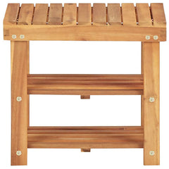 vidaXL Shoe Rack | Natural wood colour | Solid acacia wood | Compact | Durable 2