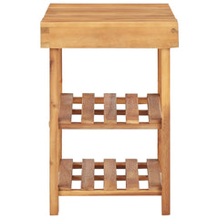 vidaXL Shoe Rack | Natural wood colour | Solid acacia wood | Compact | Durable 3