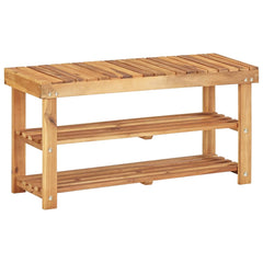 Shoe Rack 50x32x45 cm Solid Acacia Wood 90 cm 46 cm