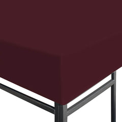 vidaXL Gazebo Top Cover 310 g/m² 3x3 m Bordeaux 3