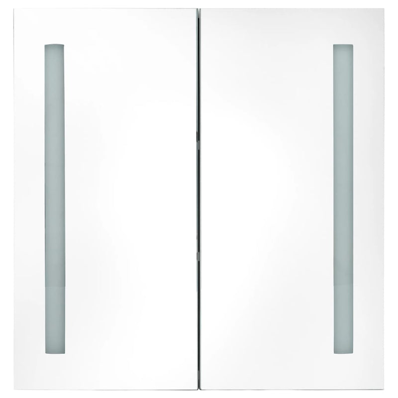 LED Bathroom Mirror Cabinet 60x14x62 cm