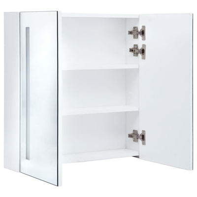 LED Bathroom Mirror Cabinet 60x14x62 cm