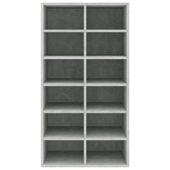 vidaXL Shoe Rack | Concrete Grey | Engineered Wood | Medium | Shoe Rack 4