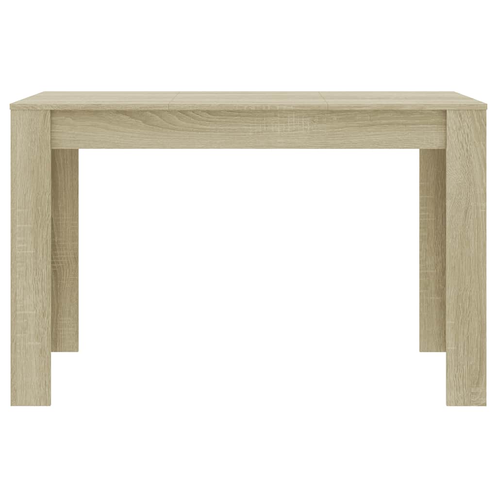 vidaXL Dining Table Sonoma Oak 120x60x76 cm Engineered Wood 4