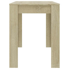 vidaXL Dining Table Sonoma Oak 120x60x76 cm Engineered Wood 5