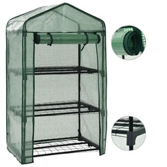 vidaXL 3-Tier Mini Greenhouse 69x49x125 cm 1