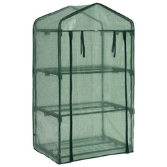 vidaXL 3-Tier Mini Greenhouse 69x49x125 cm 3