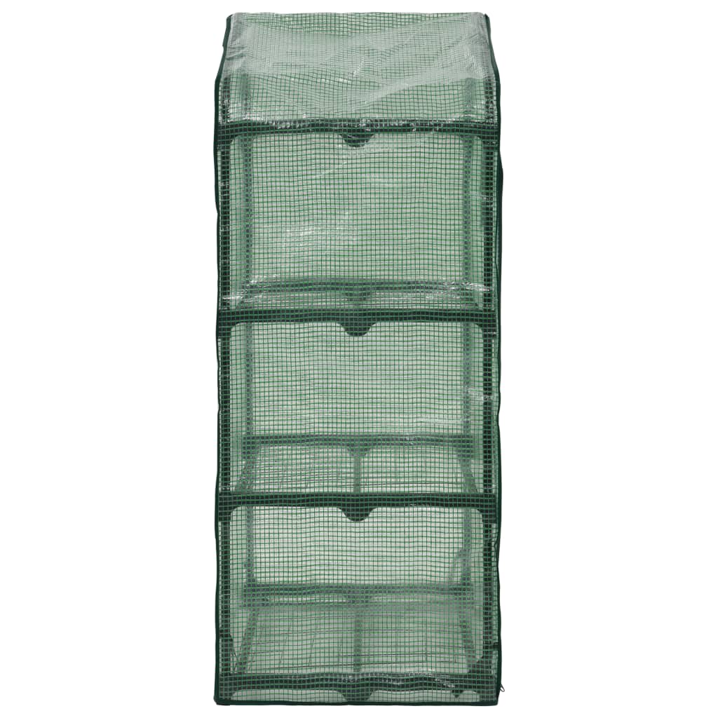 vidaXL 3-Tier Mini Greenhouse 69x49x125 cm 5