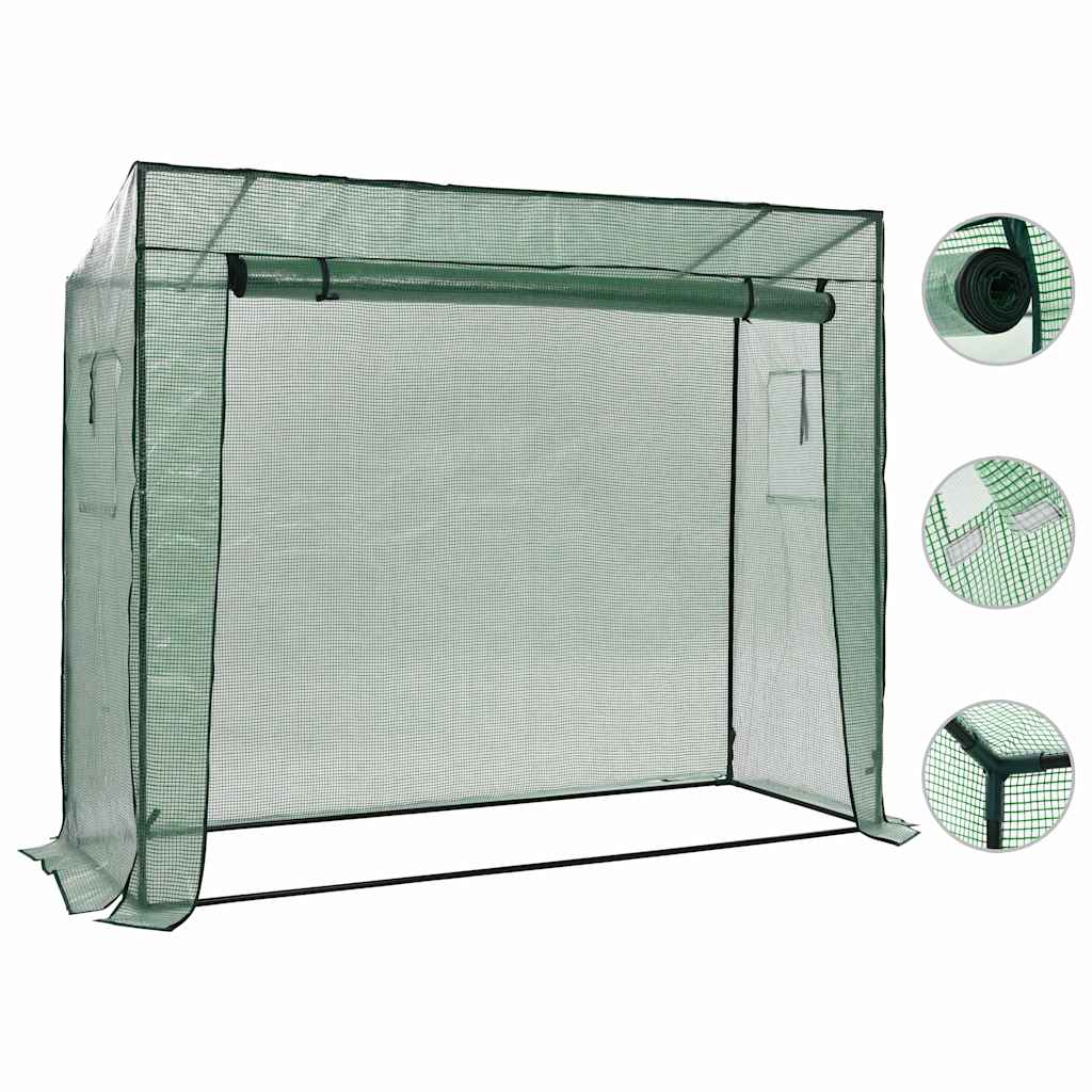 46918 vidaXL Walk-in Greenhouse 200x80x173 cm 1