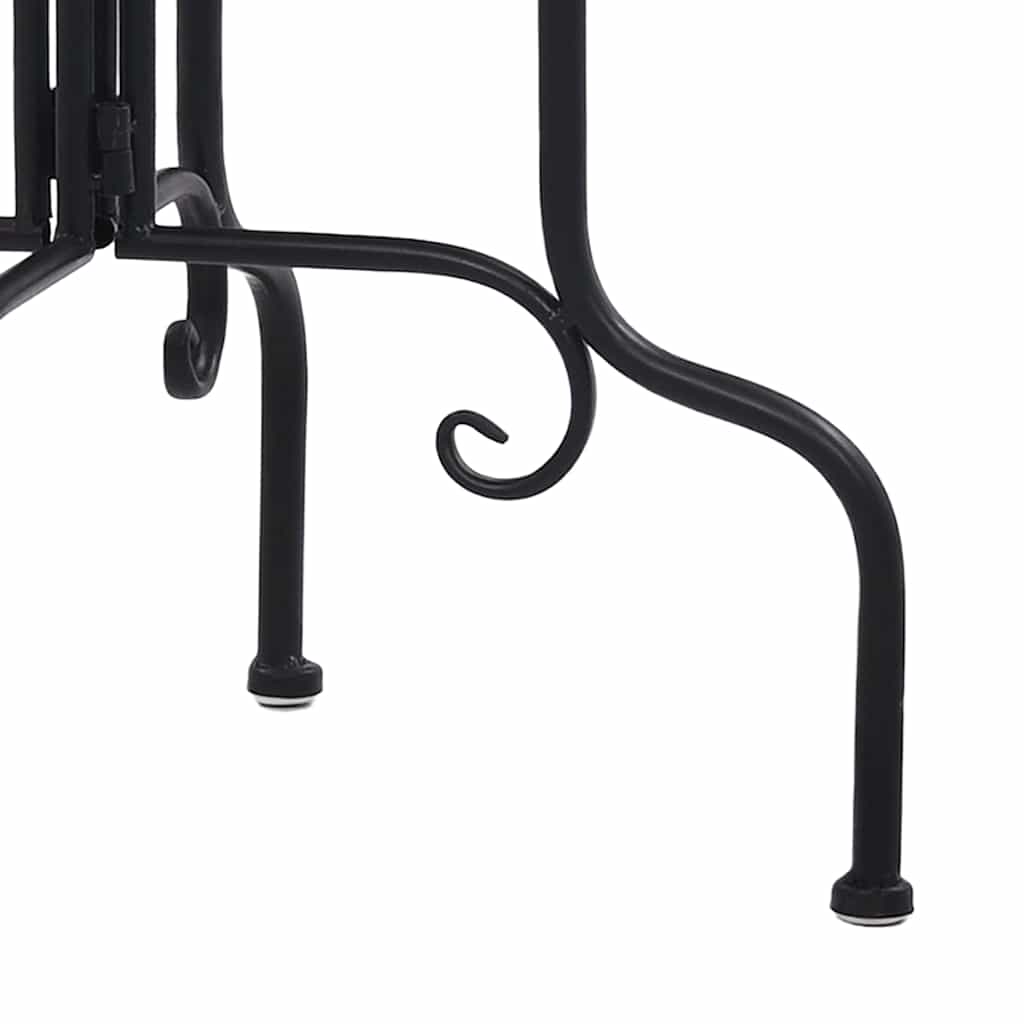 vidaXL Side Table | Blue and White | Iron and Ceramic | Small | Durable 6
