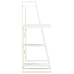 vidaXL Desk | White | Engineered wood, Powder-coated steel | Medium 3