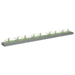 vidaXL Gabion Raised Bed | Silver | Galvanised steel | Large | Durable 1