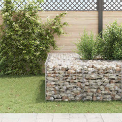 vidaXL Gabion Raised Bed | Silver | Steel wire | 60 cm | Heavy Weight Endurance 3
