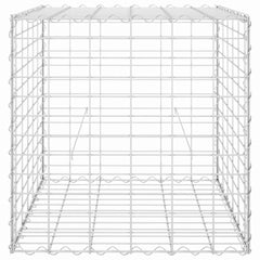 vidaXL Gabion Raised Bed | Silver | Steel wire | 60 cm | Heavy Weight Endurance 4