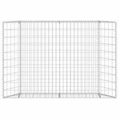 vidaXL Gabion Raised Bed | Silver | Galvanised steel | 150 x 20 x 100 cm 6