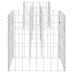 vidaXL Gabion Planter | Silver | Steel wire | 260x40x40 cm 4