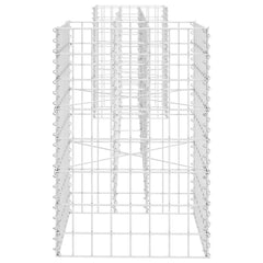 vidaXL Gabion Planter | Silver | Steel wire | 260x40x60 cm 4