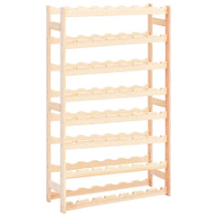 Wine Rack for Bottles Pinewood Natural 56