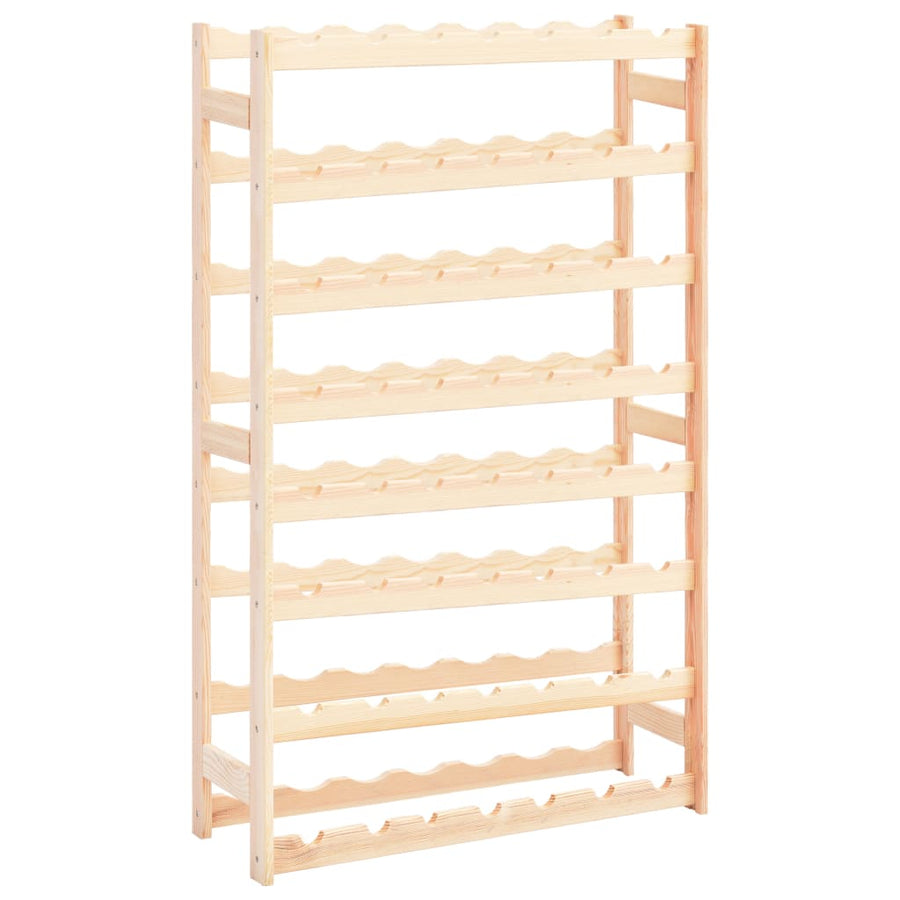 vidaXL Wine Rack for 56 Bottles Pinewood 1